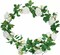 2PC 7.5 Ft Fake Rose Vine Flowers Plants Artificial Hanging Ivy Home Hotel Party